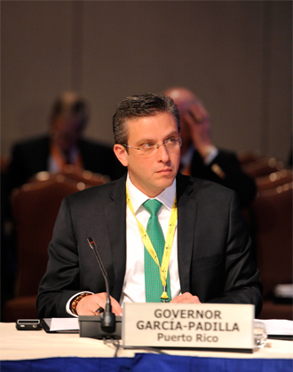 El gobernador Alejandro García Padilla discute estrategias económicas y de salud en Asociación de Gobernadores 